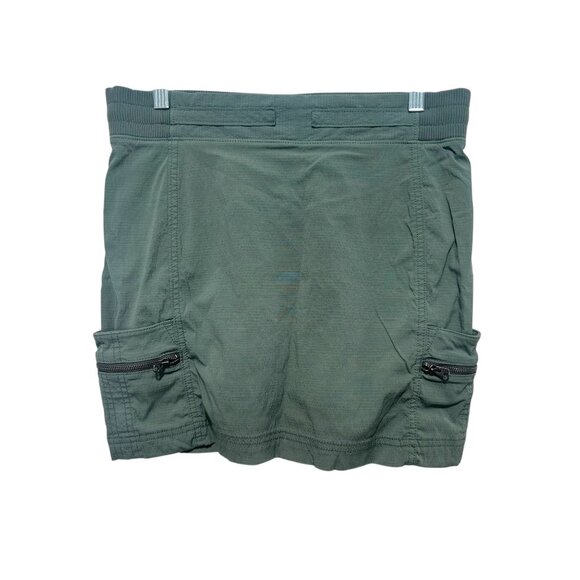 Athleta Trekkie Skort Skirt Womens Size 6 Green Cargo Outdoors Hiking Athleisure - Picture 5 of 14